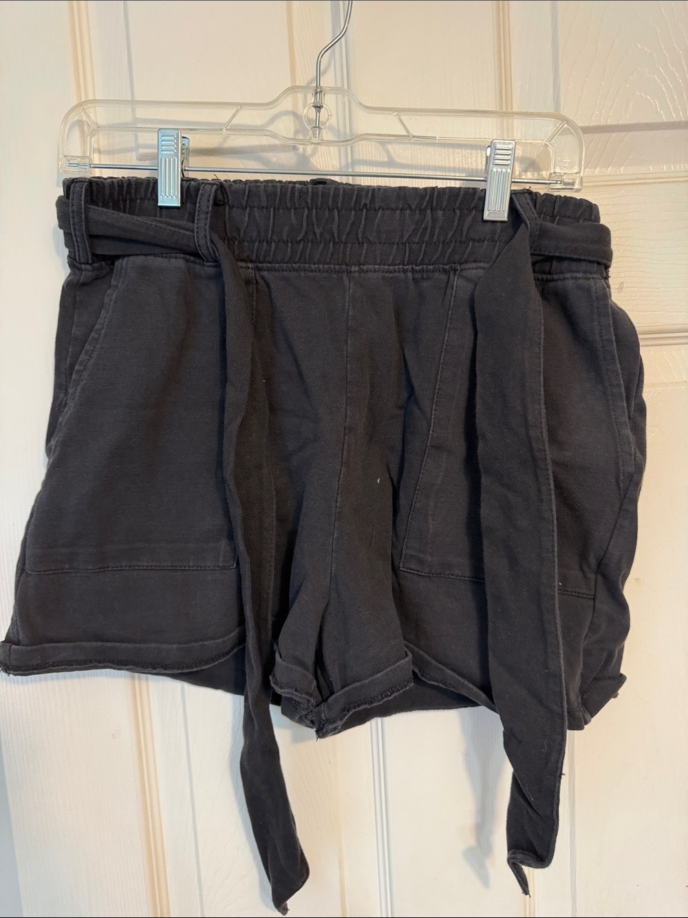 Threads 4 Thought Black Tie-Waist Athletic Shorts